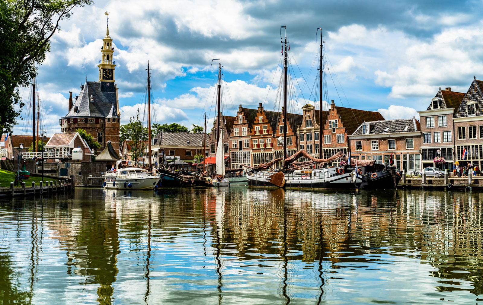 Mooie historische stad Hoorn